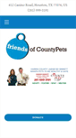 Mobile Screenshot of friendsofcountypets.org