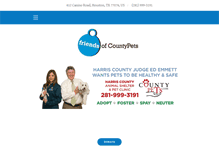 Tablet Screenshot of friendsofcountypets.org